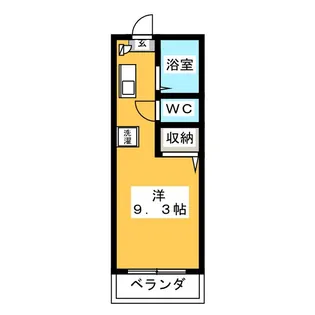 カレッジミツヤ【2階】の間取り