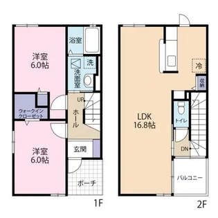 パステルハウス【1階】の間取り