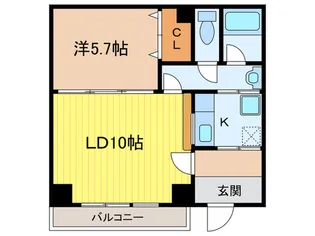 奥田マンション午塚の間取り