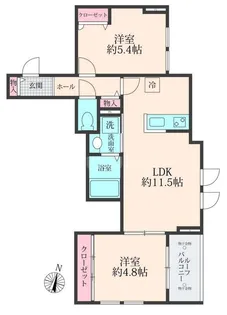 アレーズ・テラ【2階】の間取り