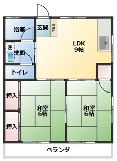 志賀ハイツ【2階】の間取り