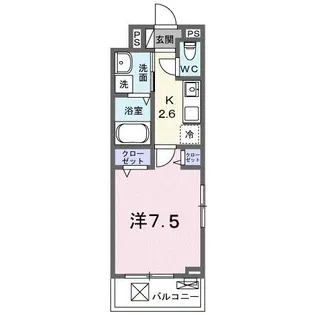 グレイスフル 栗橋【3階】の間取り