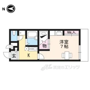 レオパレス緑町【1階】の間取り