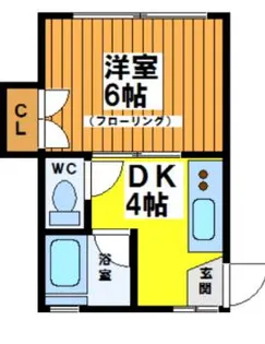 三星グリーンハイツ【1階】の間取り