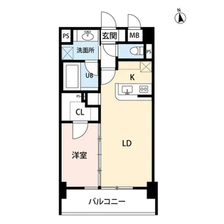 ディナミス【7階】の間取り