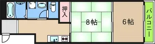 ハイツ吉田【2階】の間取り