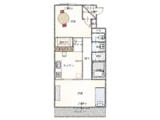 第5皐月マンション【5階】の間取り