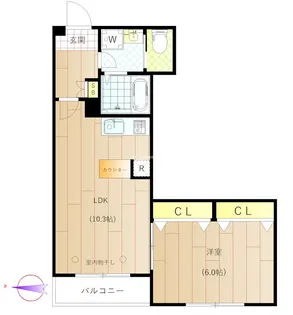 Maison de la lumiere【2階】の間取り