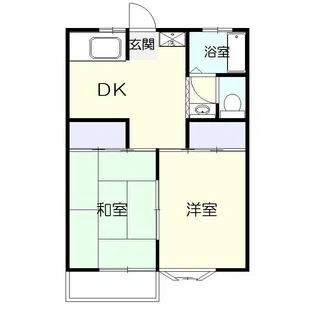 サンハイツ柴崎【1階】の間取り