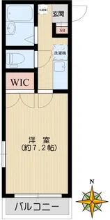 ラ・フルール【3階】の間取り