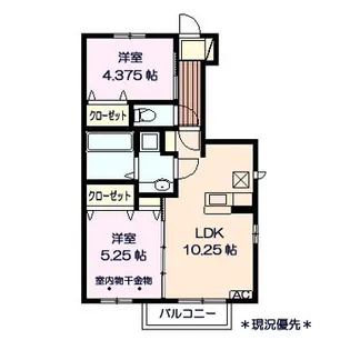 ブリッジ ジョシュア【1階】の間取り