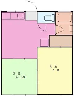 メゾンフォーレB【2階】の間取り