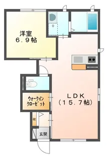サンセール B【1階】の間取り