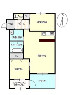 Tマンション BELL Royal【2階】の間取り