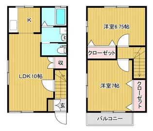 リバージュ青山東の間取り