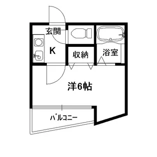 ニチエーマンション【2階】の間取り