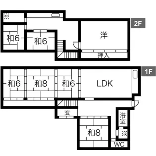 愛知県常滑市保示町3【一戸建】の間取り
