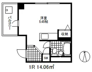 三宮パーク・ハイム【2階】の間取り