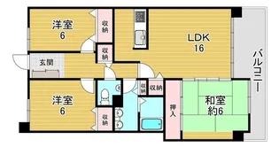 3LDKの間取り画像