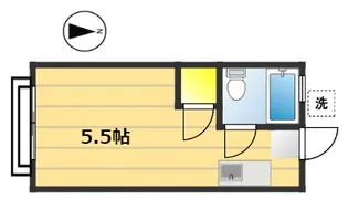 東京都国立市中2【アパート】の間取り