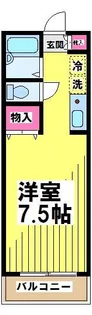 東京都調布市上石原1【アパート】の間取り