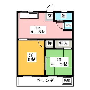 コーポ葵【2階】の間取り