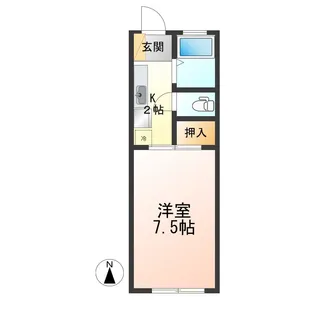 さくらハイツ【2階】の間取り