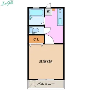 ルーラルハイツIWATA【2階】の間取り