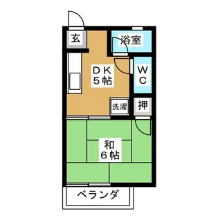 コーポラス林町【2階】の間取り