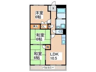 フロ-レンス本所【4階】の間取り