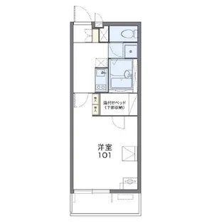 レオパレスさくらII【2階】の間取り