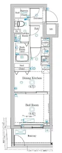 ラフィスタ品川戸越【1階】の間取り