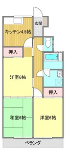 コーポ星野【2階】の間取り