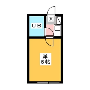 第一すみれコーポ【1階】の間取り