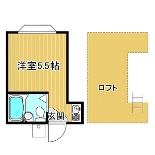 ネオステーションプラザ白楽【2階】の間取り