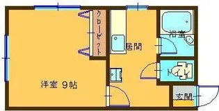 リッツ駅東【2階】の間取り