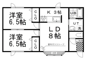 ハイツカレン【2階】の間取り