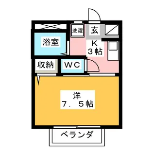 スエヒロ参番館【1階】の間取り