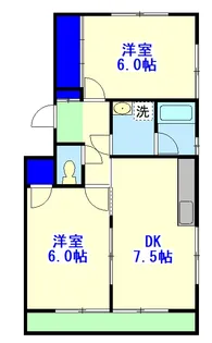 サンシティヒコタC-2【1階】の間取り