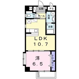 バナナガーデン II【4階】の間取り
