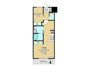 Reserve H&M Residence【1階】の間取り