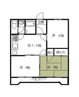 サンシャイン21【3階】の間取り