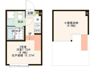 ハーモニーテラス六町III【1階】の間取り