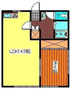 メゾンラフォーレ【1階】の間取り