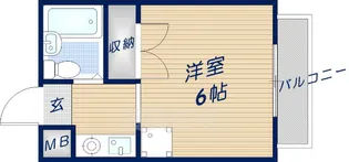 ジュネス神殿【1階】の間取り