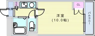 大阪府大阪市住吉区沢之町2【マンション】の間取り