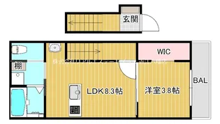 レガート近江八幡【2階】の間取り