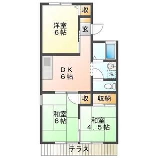 コーポエガルティ【2階】の間取り