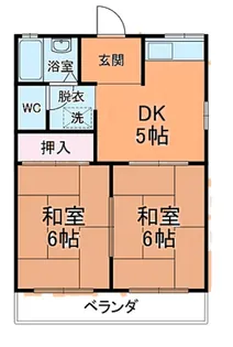 清風荘【1階】の間取り