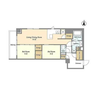 JP noie 駒沢大学(ジェーピーノイエコマザワダイガク)【1階】の間取り